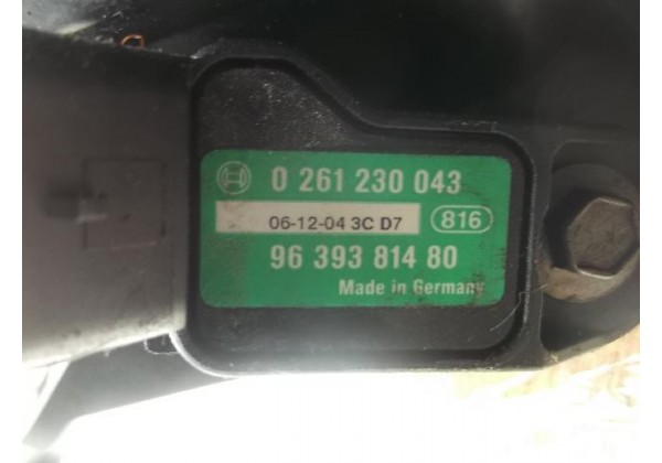 датчик тиску повітря у впускному коллекторі Peugeot, Citroen 1.4, 1.6, 1.6 16V, 1.6 VTI, 1.8, 2.0 b, 1920 AJ, 9639381480, 0261230043